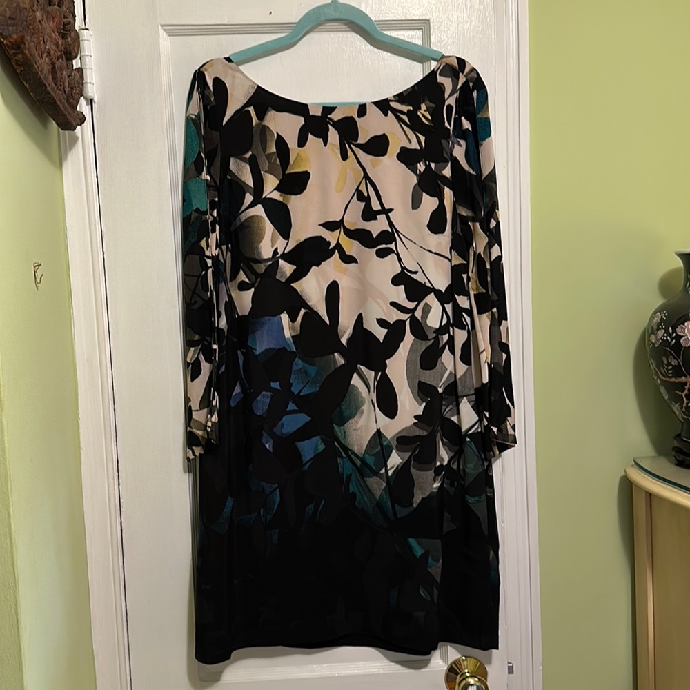 Anthropologie Maeve Silk Dress with Open Sleeves